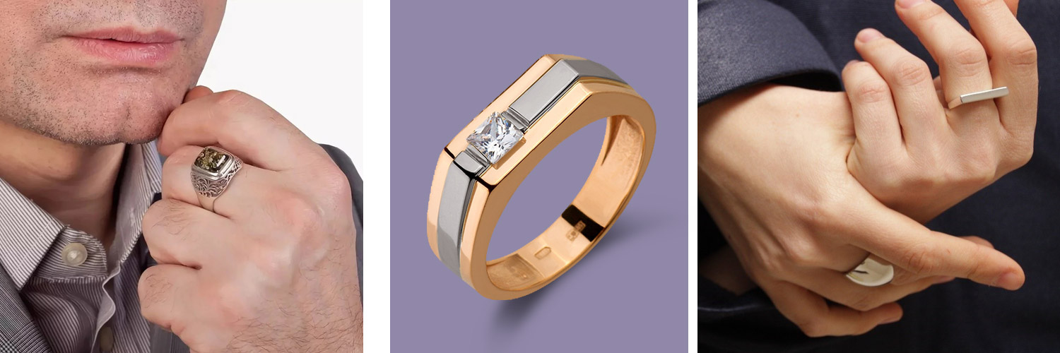 Ring on the middle finger